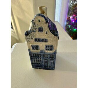 Royal Delft House 1650 KLM BOLS Blue Distilleries Holland 12 Chipped Spout Empty